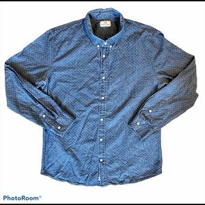 MARINE LAYER Chambray Long Sleeve button Shirt L